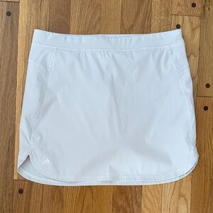 Adidas Golf Skort Skirt Women's 6 Solid Neutral Light Tan Grey Beige Neutral